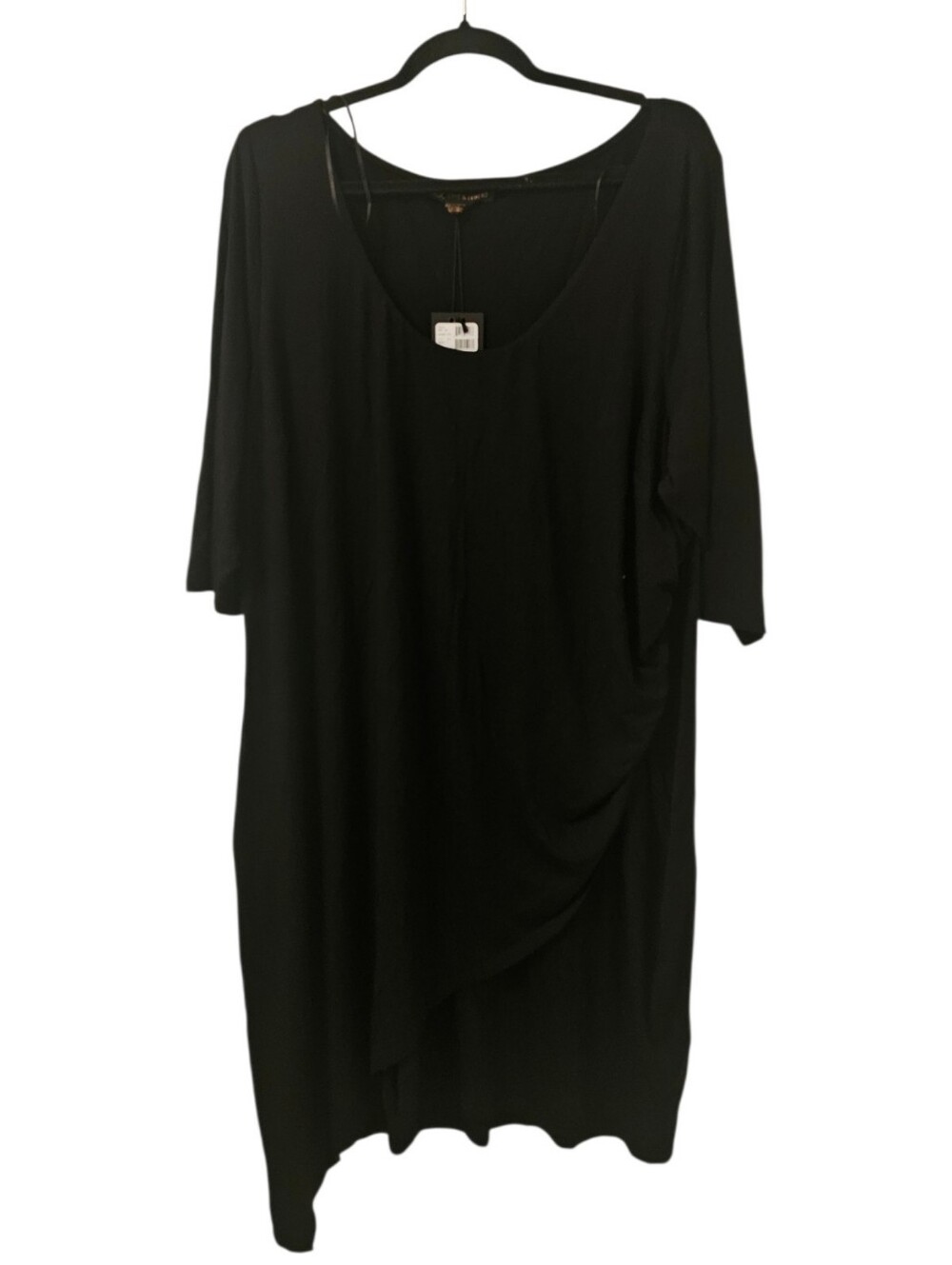 Black Love & Legend Women's Bodycon Asymmetrical Dress